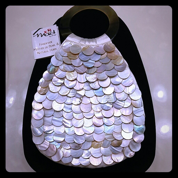 Mad by Design Handbags - STUNNING Mother of Pearl Mini Bag